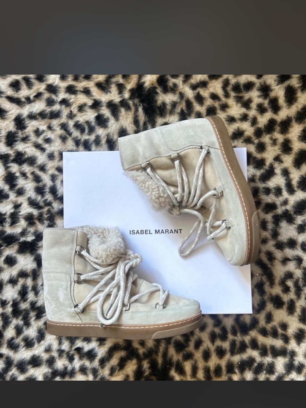 Isabel Marant ‘Nowles’ Shearling Boots